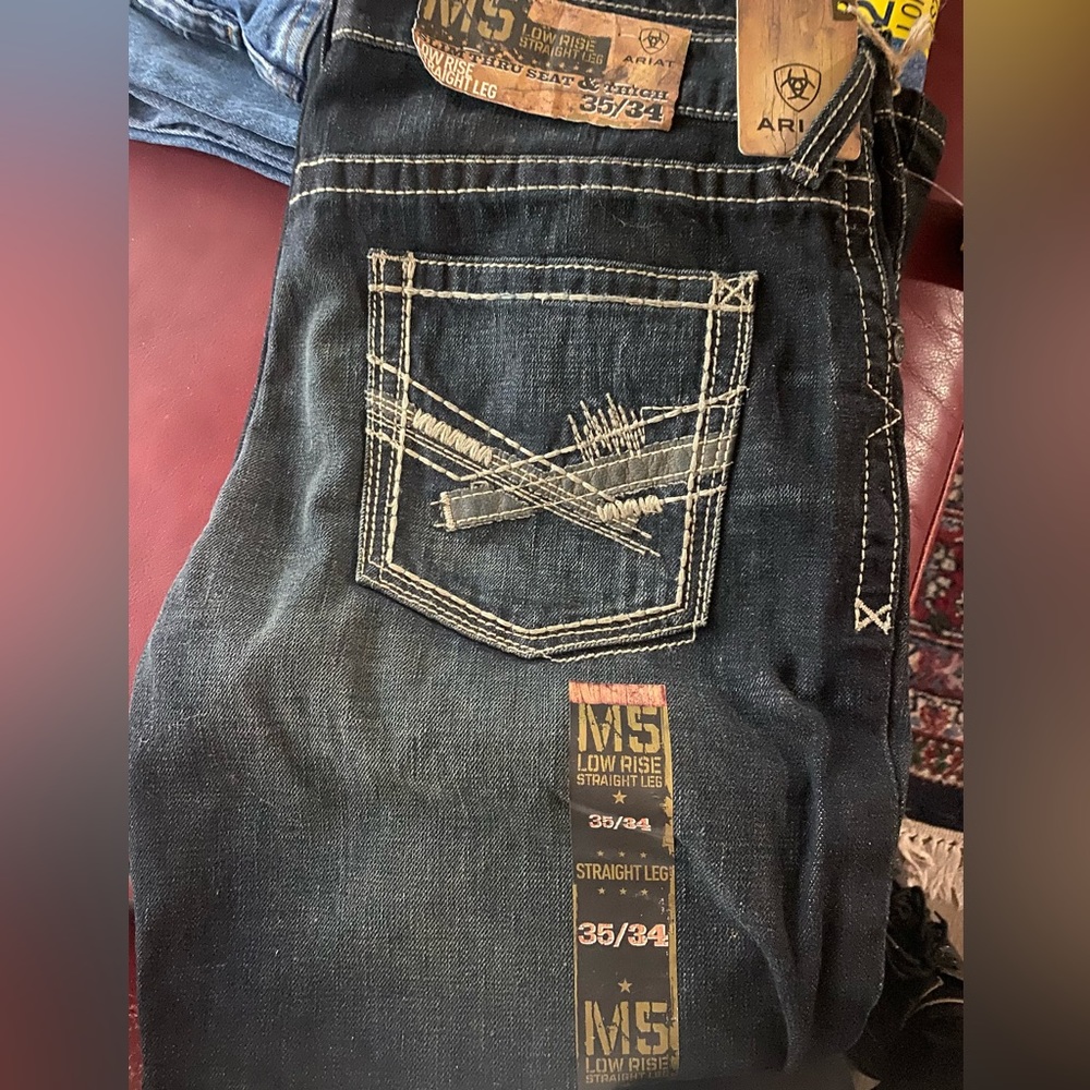 Men’s Ariat M5 low rise straight leg jeans